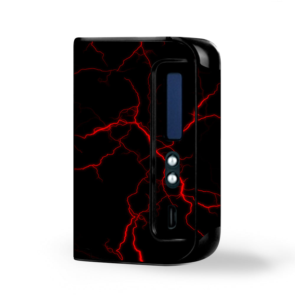  Red Lightning Bolts Electric Smok Osub King Skin