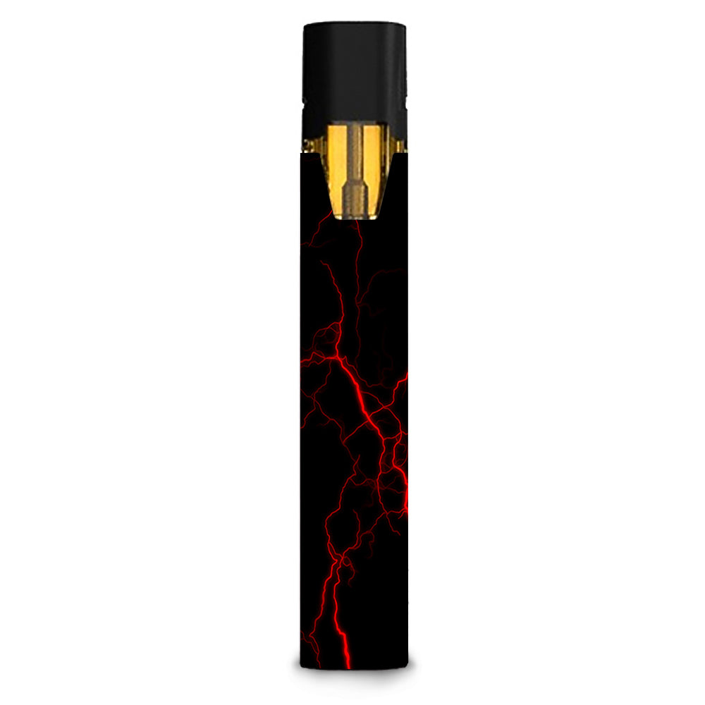  Red Lightning Bolts Electric Stiiizy starter stick Skin