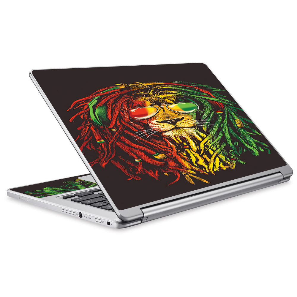  Rasta Dread Lion Irie Acer Chromebook R13 Skin
