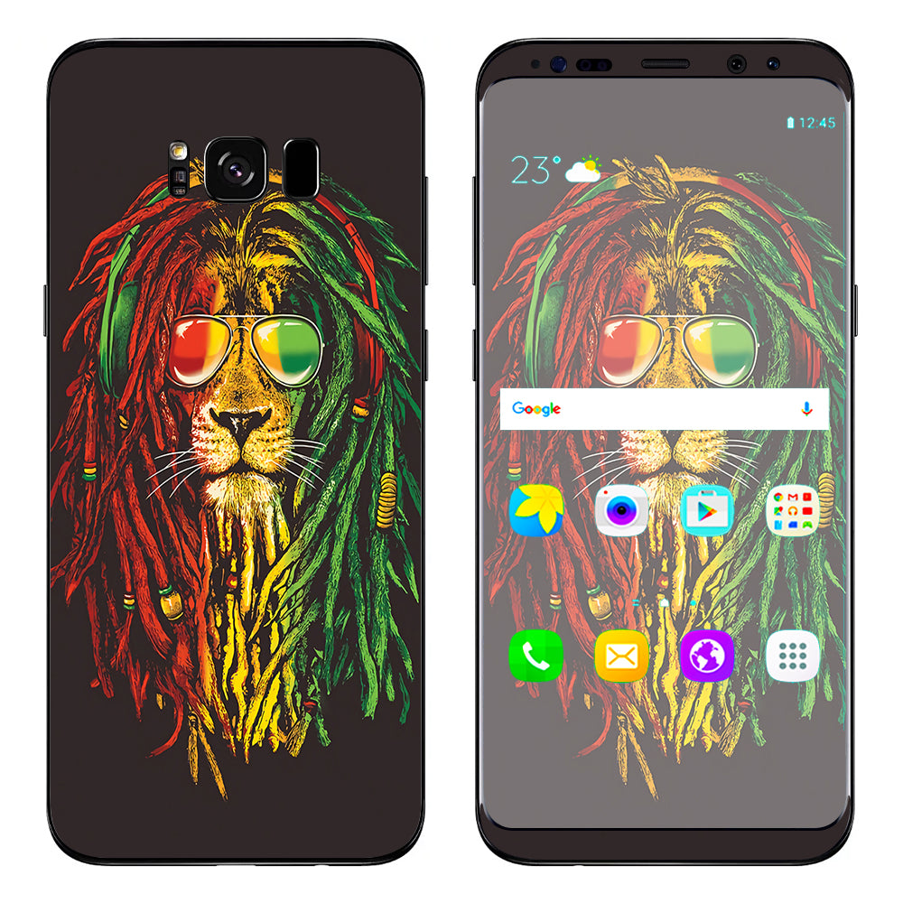  Rasta Dread Lion Irie Samsung Galaxy S8 Skin