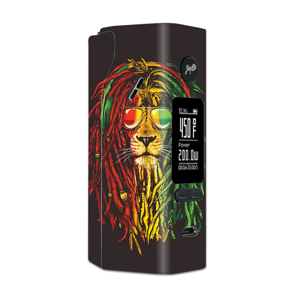 Rasta Dread Lion Irie Wismec Reuleaux RX 2/3 combo kit Skin
