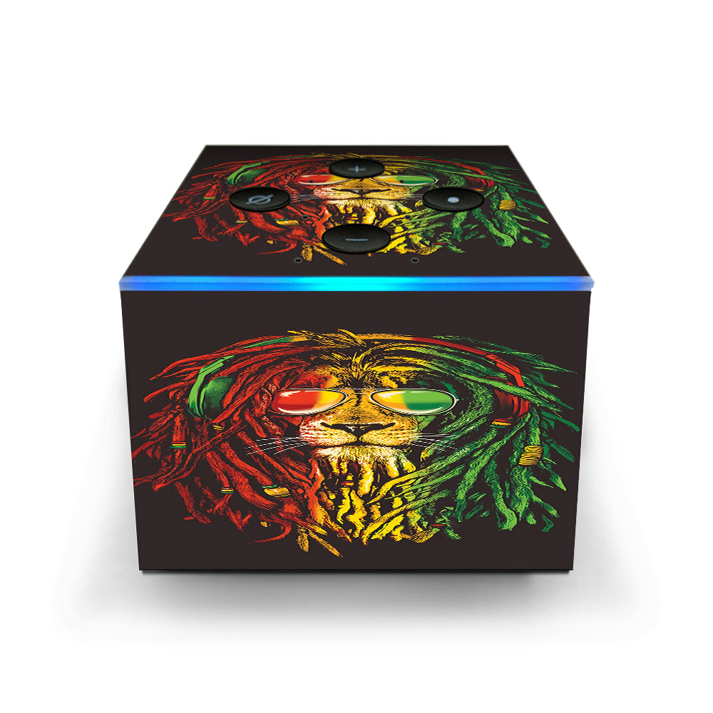  Rasta Dread Lion Irie Amazon Fire TV Cube Skin