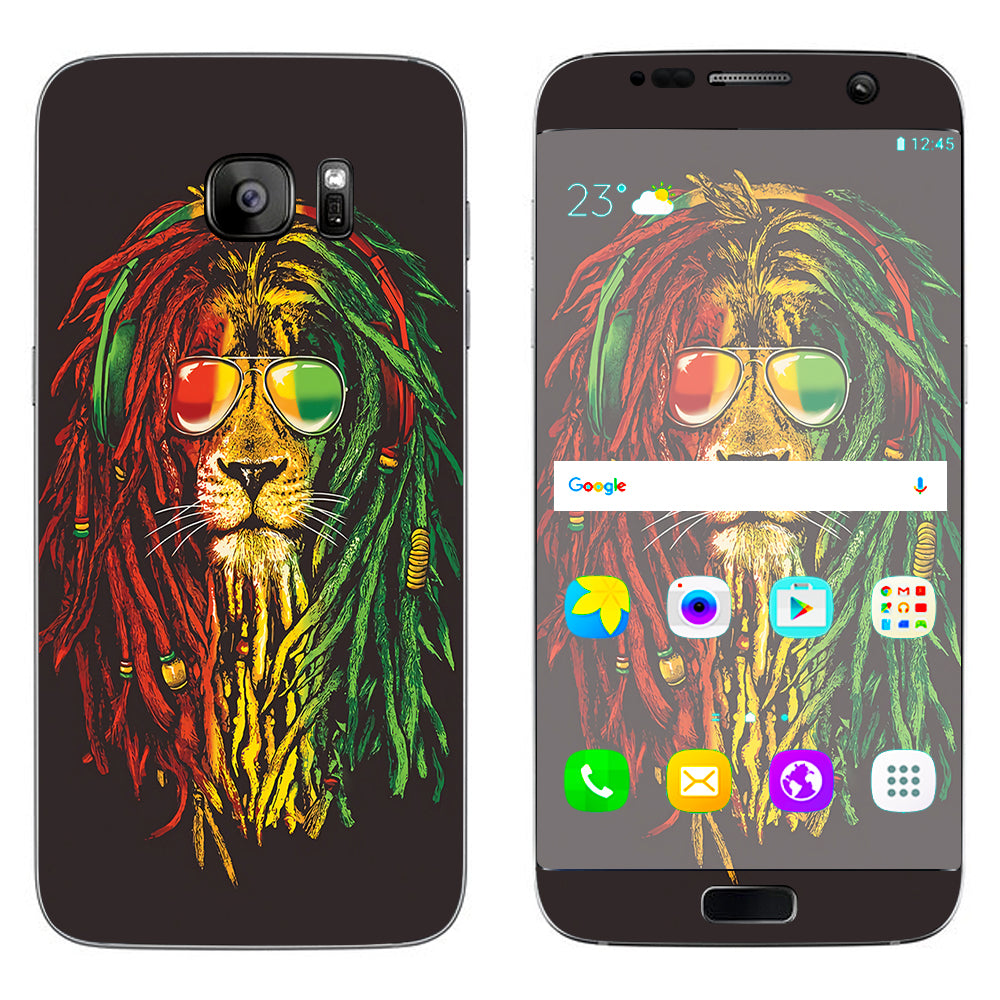  Rasta Dread Lion Irie Samsung Galaxy S7 Edge Skin