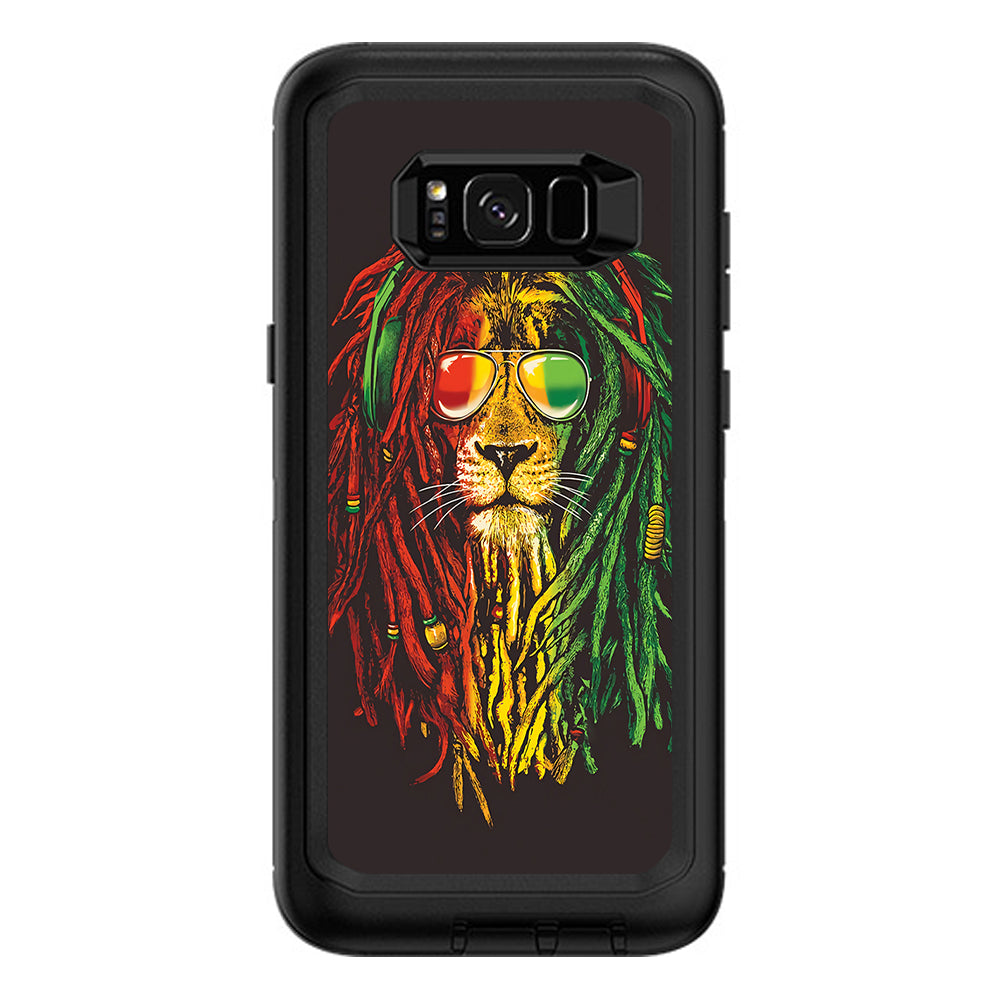  Rasta Dread Lion Irie Otterbox Defender Samsung Galaxy S8 Plus Skin