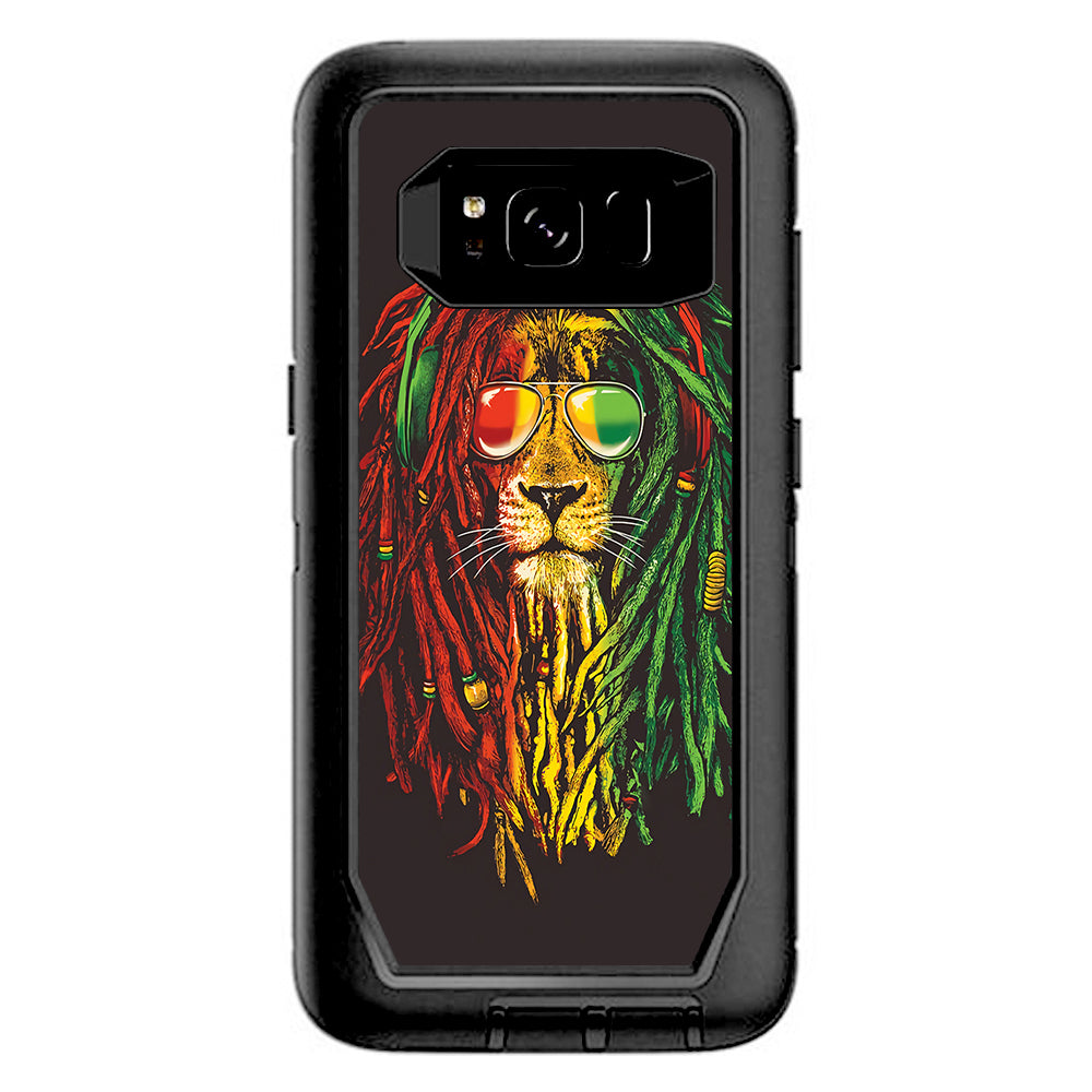  Rasta Dread Lion Irie Otterbox Defender Samsung Galaxy S8 Skin
