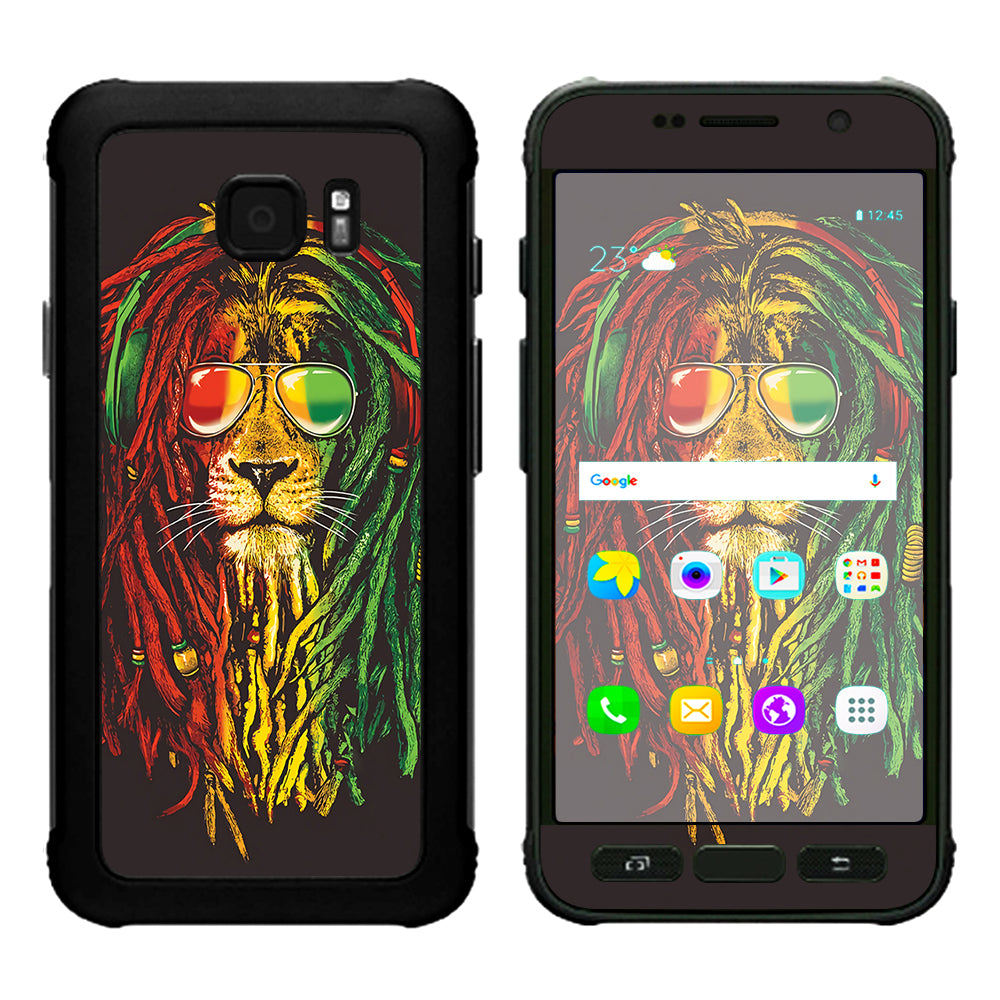  Rasta Dread Lion Irie Samsung Galaxy S7 Active Skin
