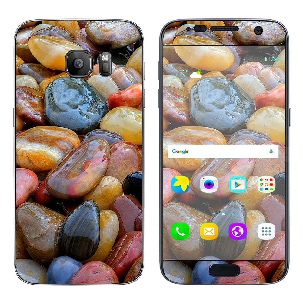 Polished Rocks Colors Samsung Galaxy S7 Skin