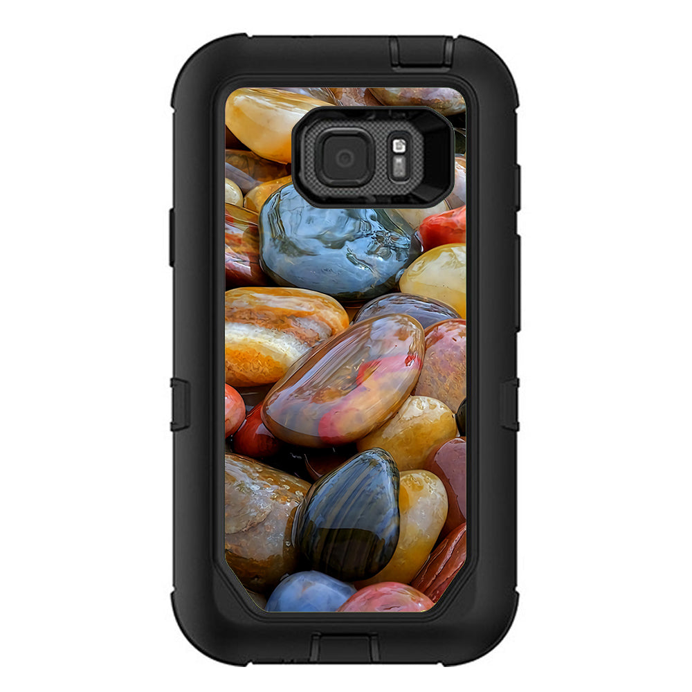  Polished Rocks Colors Otterbox Defender Samsung Galaxy S7 Active Skin