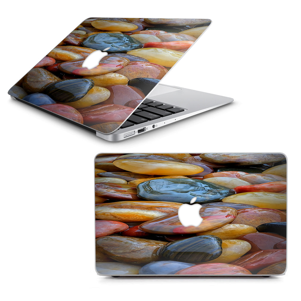  Polished Rocks Colors Macbook Air 13" A1369 A1466 Skin