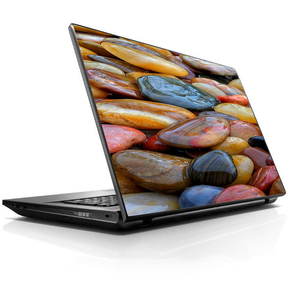  Polished Rocks Colors Universal 13 to 16 inch wide laptop Skin