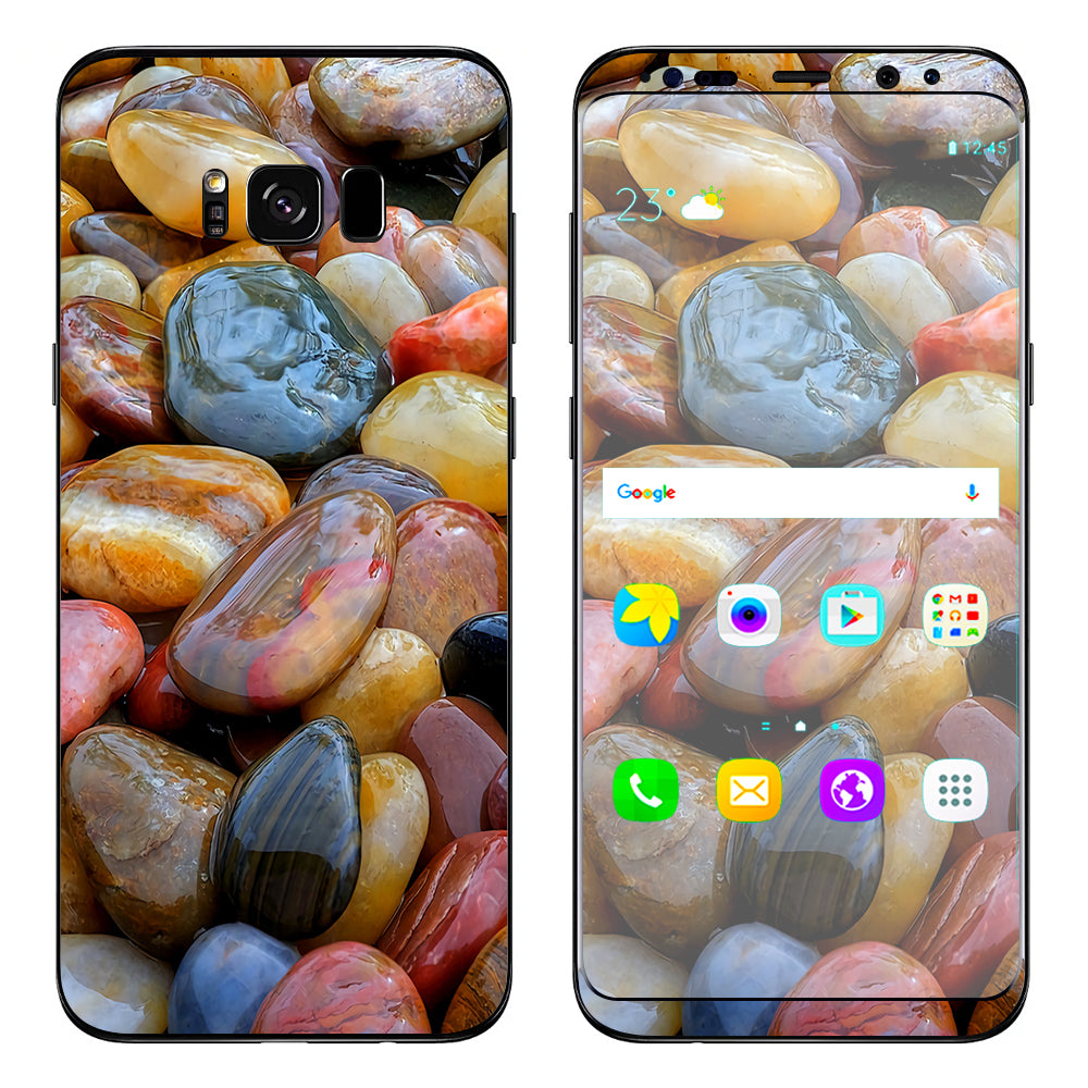  Polished Rocks Colors Samsung Galaxy S8 Skin