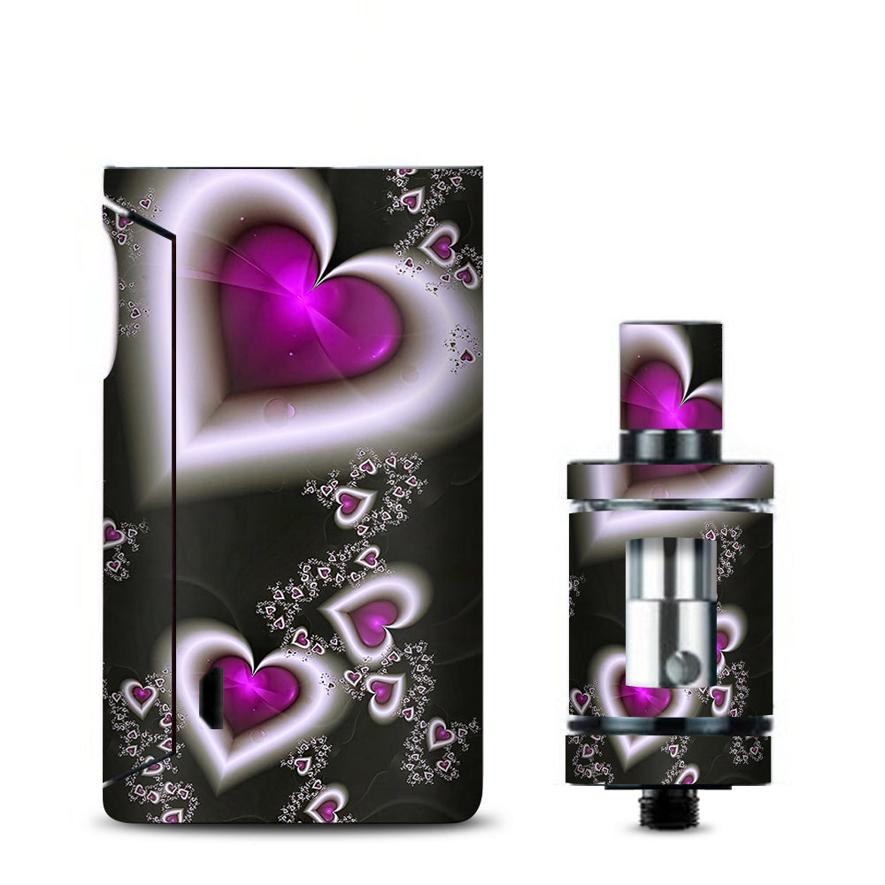  Glowing Hearts Pink White Vaporesso Drizzle Fit Skin