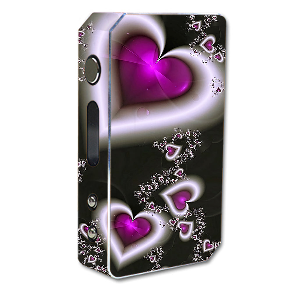  Glowing Hearts Pink White Pioneer4you iPV3 Li 165w Skin