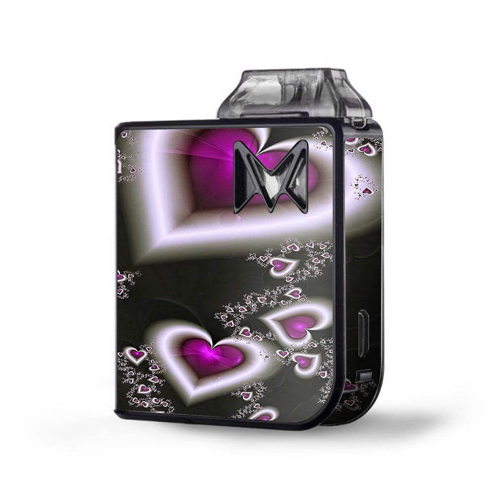  Glowing Hearts Pink White Mipod Mi Pod Skin