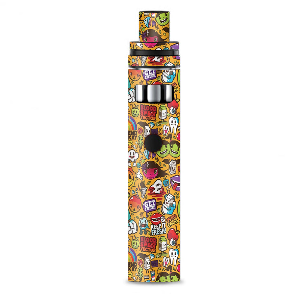  Comic Sticker Slap Cartoon Smok Stick AIO Skin