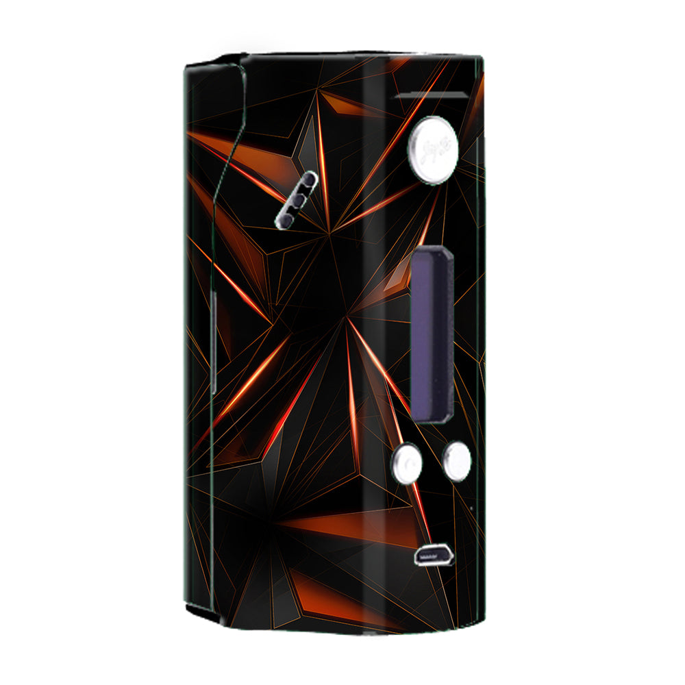  Sharp Glass Like Crystal Abstract Wismec Reuleaux RX200  Skin
