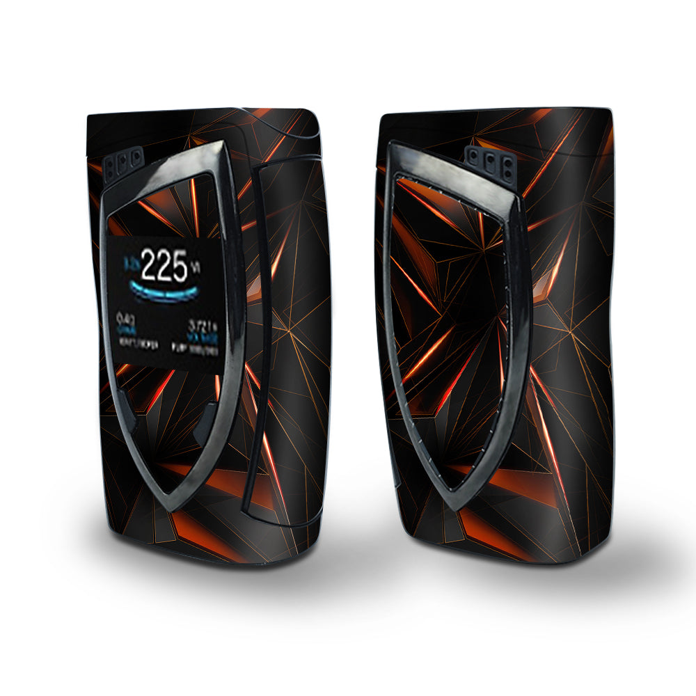 Skin Decal Vinyl Wrap for Smok Devilkin Kit 225w (includes TFV12 Prince Tank Skins) Vape Skins Stickers Cover / Sharp Glass like Crystal abstract