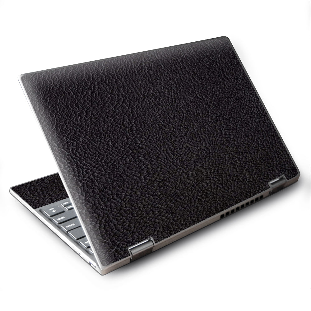  Black Leather Pattern Look Lenovo Yoga 710 11.6" Skin