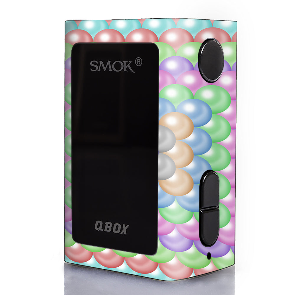  Pastel Bubbles Design Smok Q-Box Skin