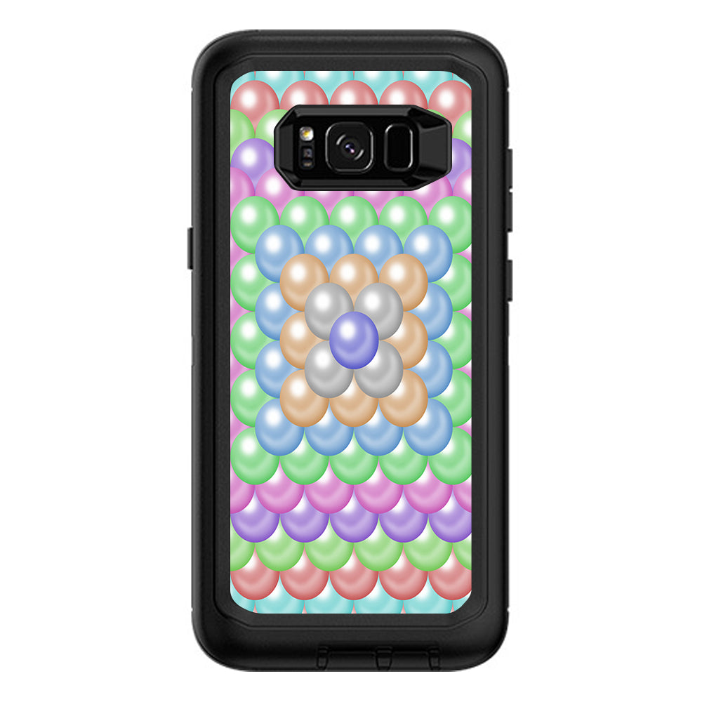  Pastel Bubbles Design Otterbox Defender Samsung Galaxy S8 Plus Skin