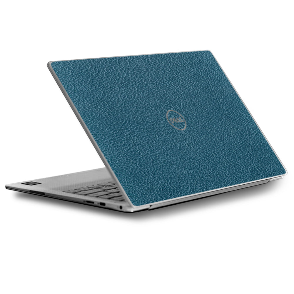  Blue Teal Leather Pattern Look Dell XPS 13 9370 9360 9350 Skin