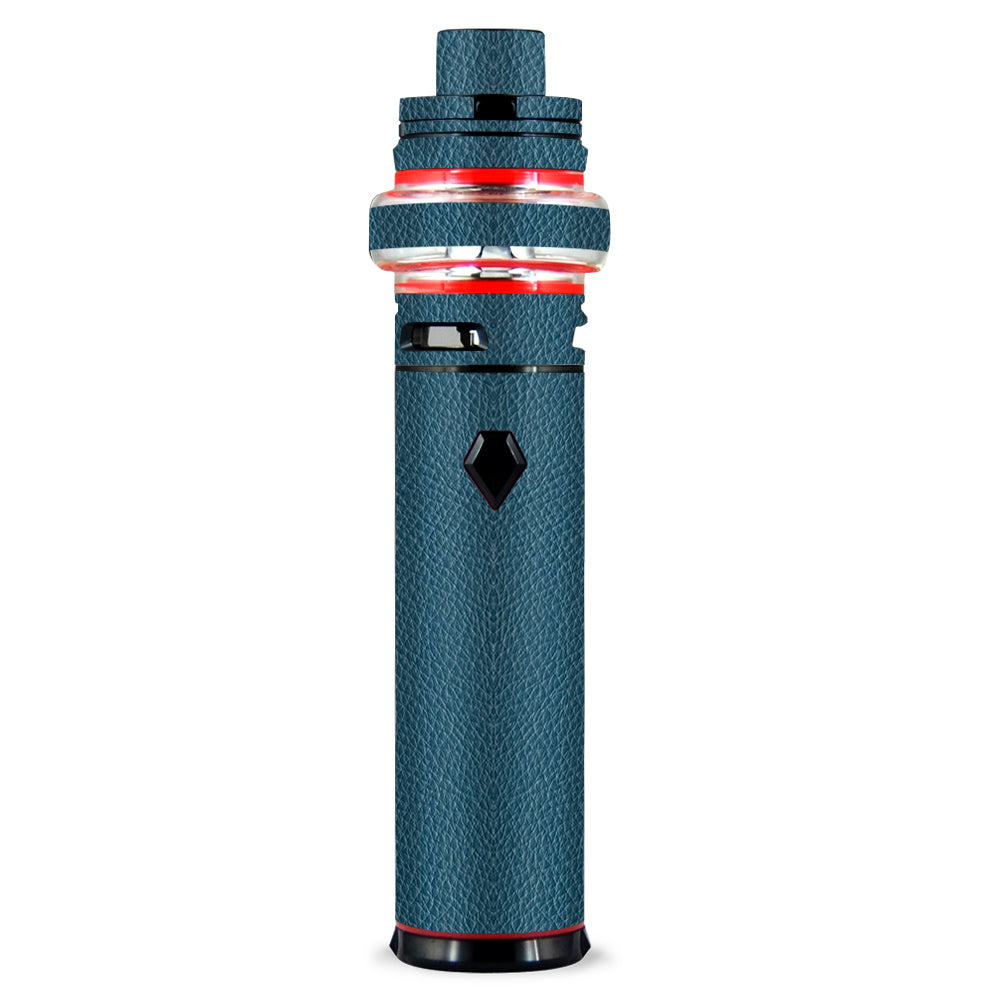  Blue Teal Leather Pattern Look Smok stick V9 Max Skin