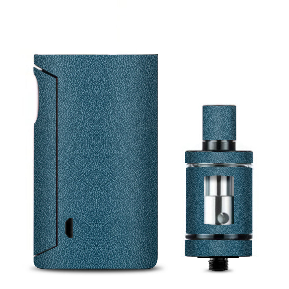  Blue Teal Leather Pattern Look Vaporesso Drizzle Fit Skin