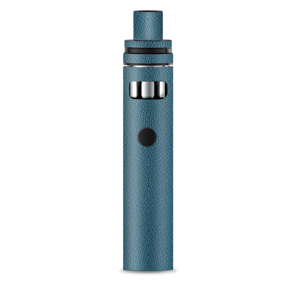 Blue Teal Leather Pattern Look Smok Stick AIO Skin
