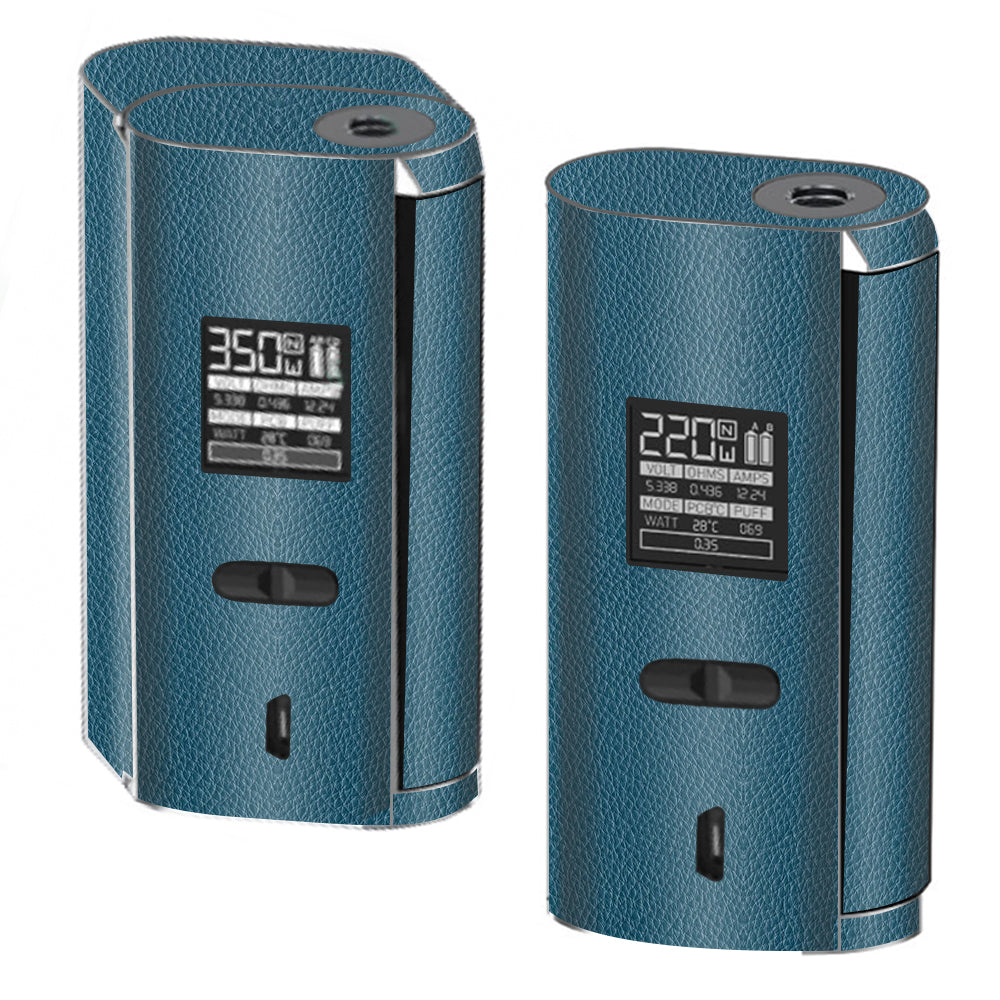  Blue Teal Leather Pattern Look Smok GX2/4 350w Skin
