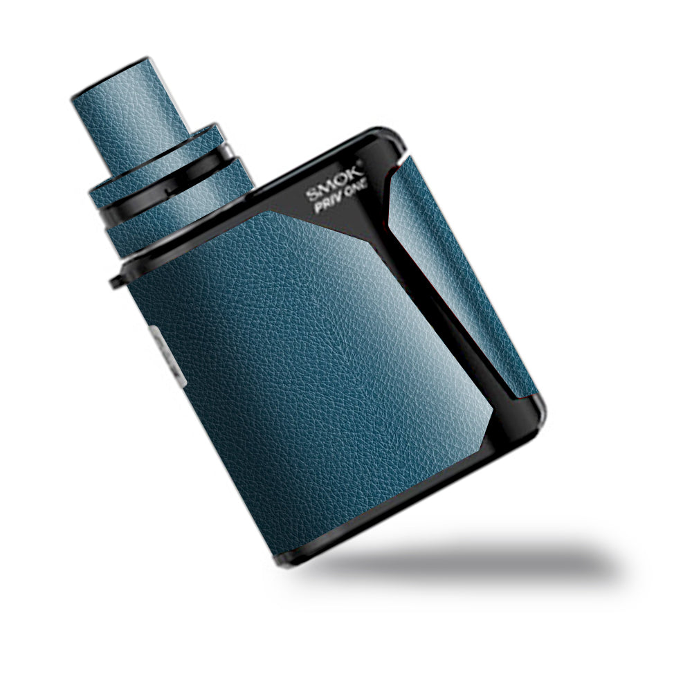  Blue Teal Leather Pattern Look Smok Priv One Skin