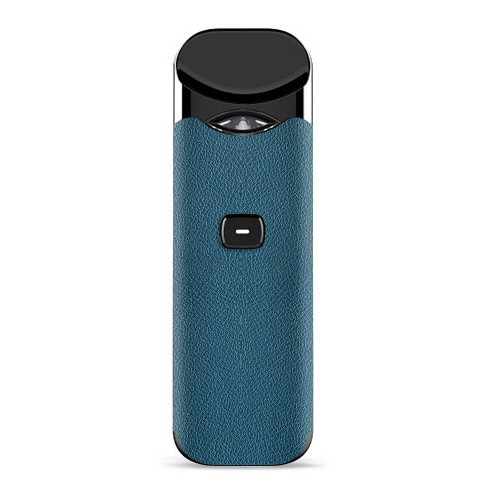  Blue Teal Leather Pattern Look Smok Nord Skin