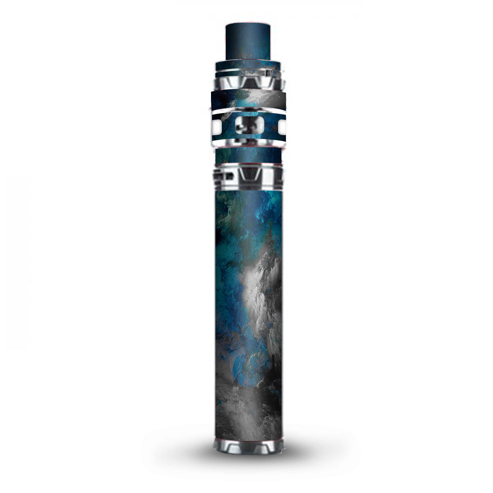  Blue Grey Painted Clouds Watercolor Stick Prince TFV12 Smok Skin