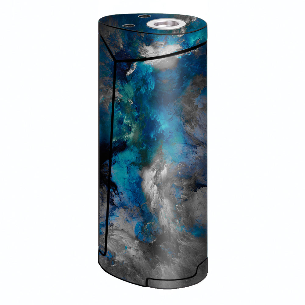  Blue Grey Painted Clouds Watercolor Smok Priv V8 60w Skin