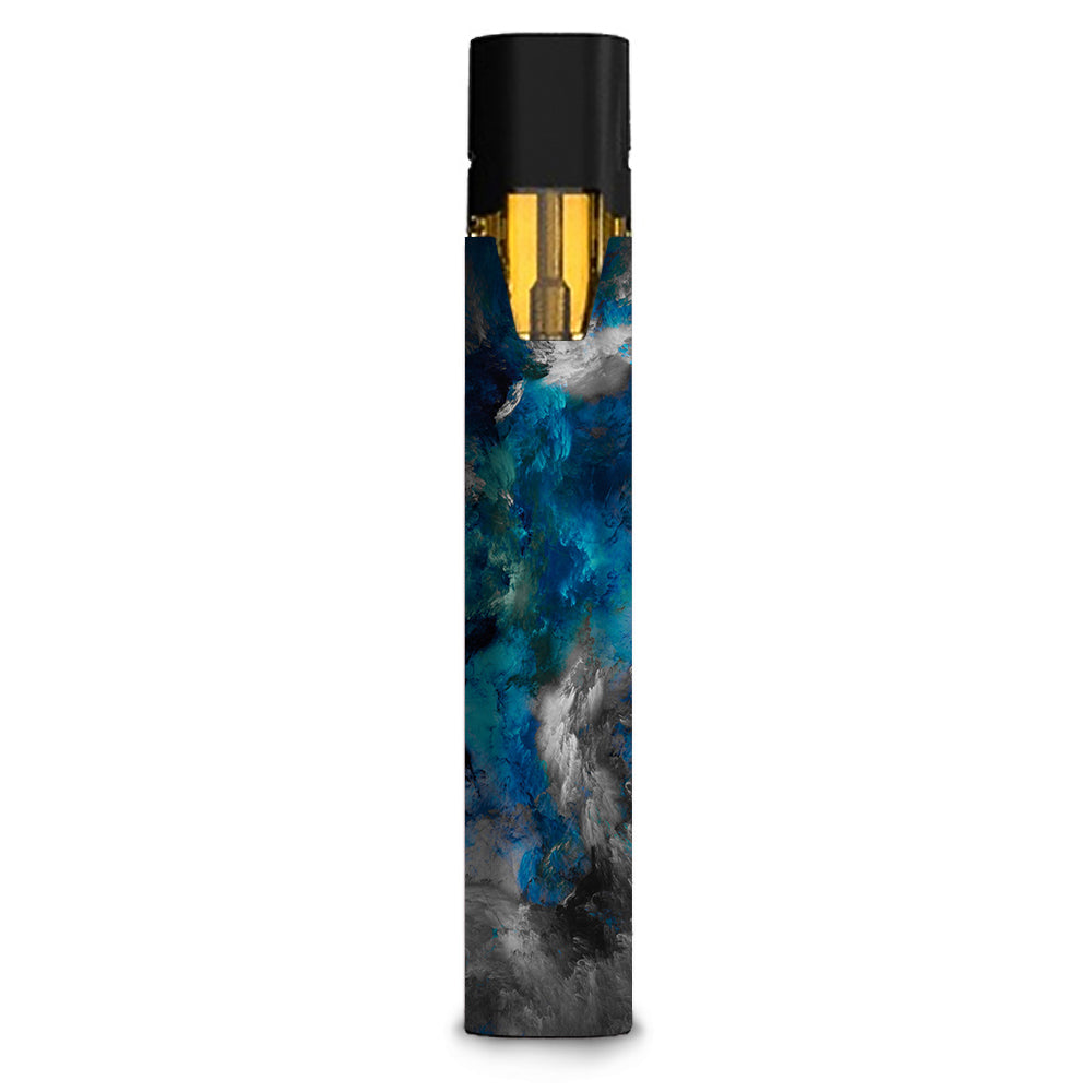  Blue Grey Painted Clouds Watercolor Stiiizy starter stick Skin