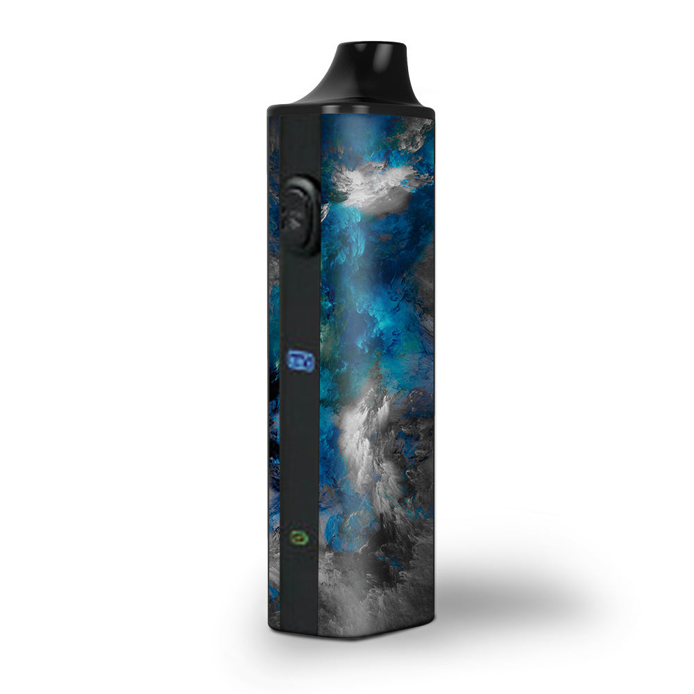  Blue Grey Painted Clouds Watercolor Pulsar APX Skin