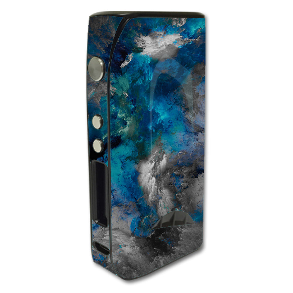  Blue Grey Painted Clouds Watercolor Pioneer4You iPV5 200w Skin