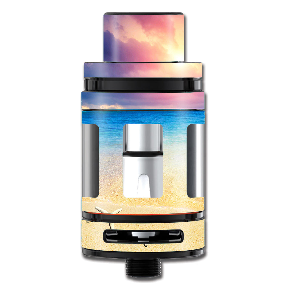  Starfish On The Sand Beach Sunset Smok TFV8 Mini Big Baby Beast Skin