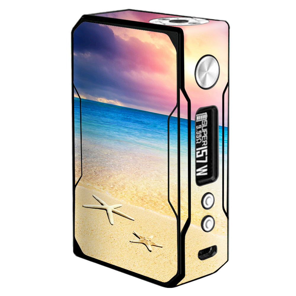  Starfish On The Sand Beach Sunset Voopoo Drag 157w Skin