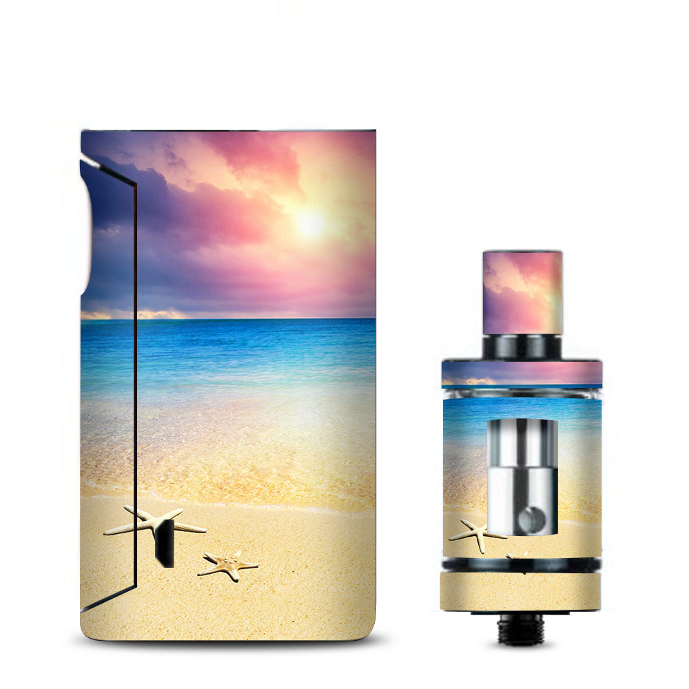 Starfish On The Sand Beach Sunset Vaporesso Drizzle Fit Skin