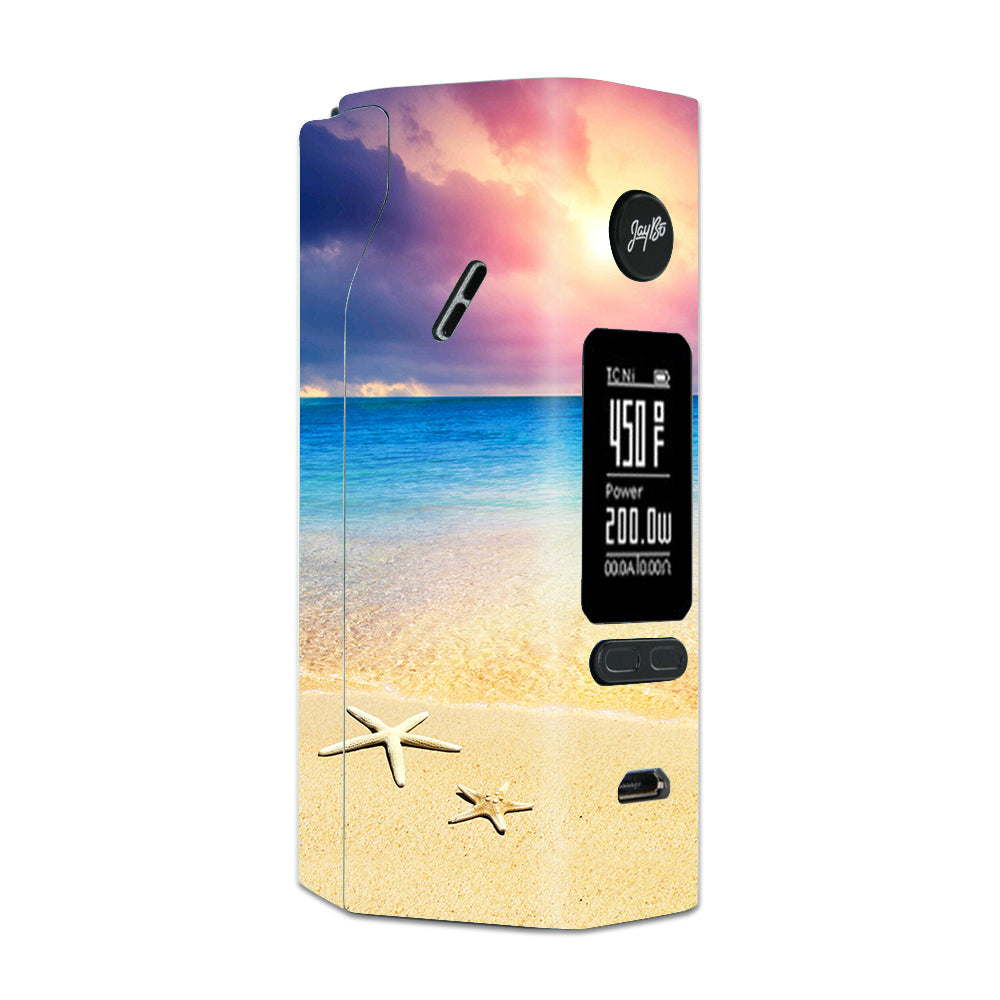  Starfish On The Sand Beach Sunset Wismec Reuleaux RX 2/3 combo kit Skin