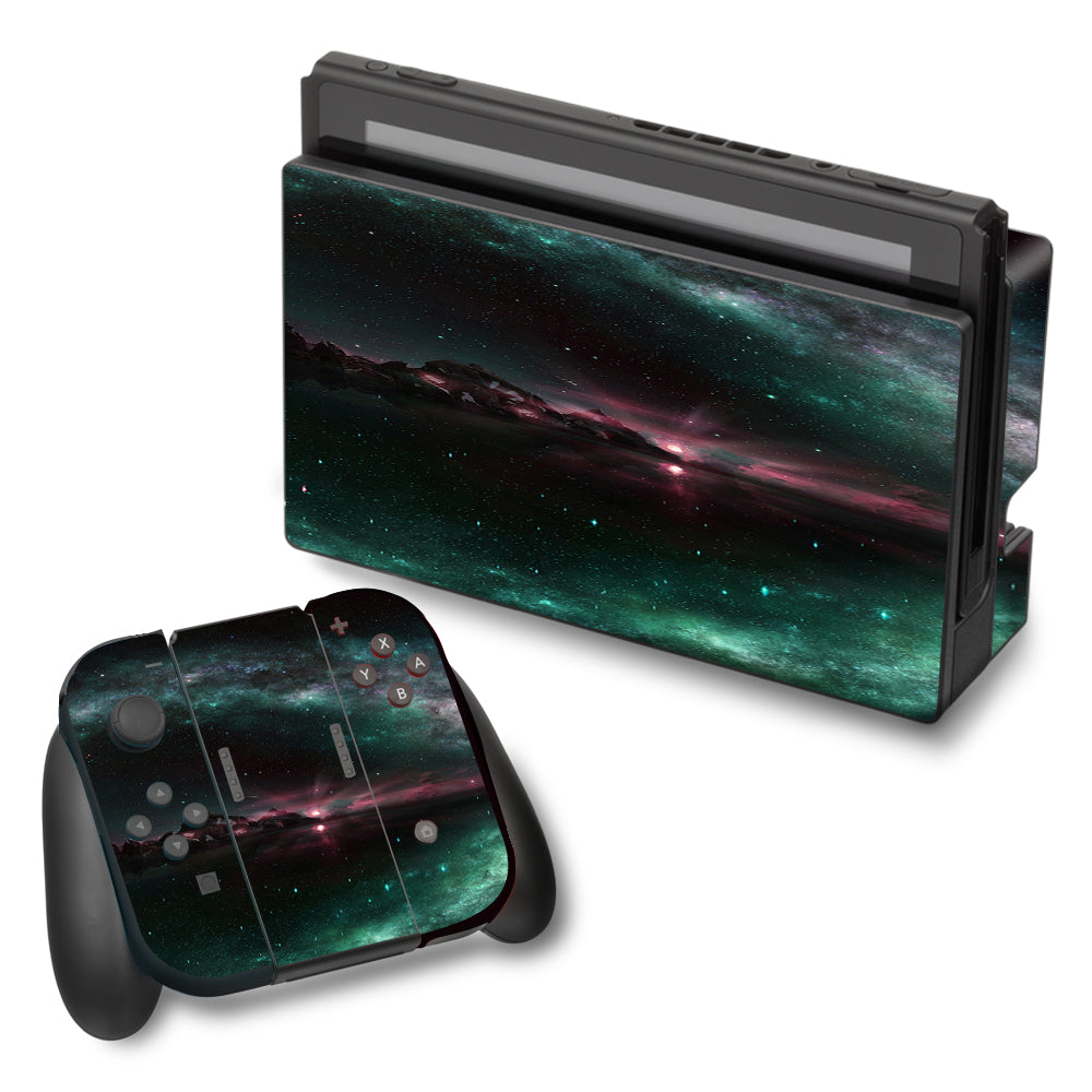 Galaxy Planet Shine Moon Nintendo Switch Skin
