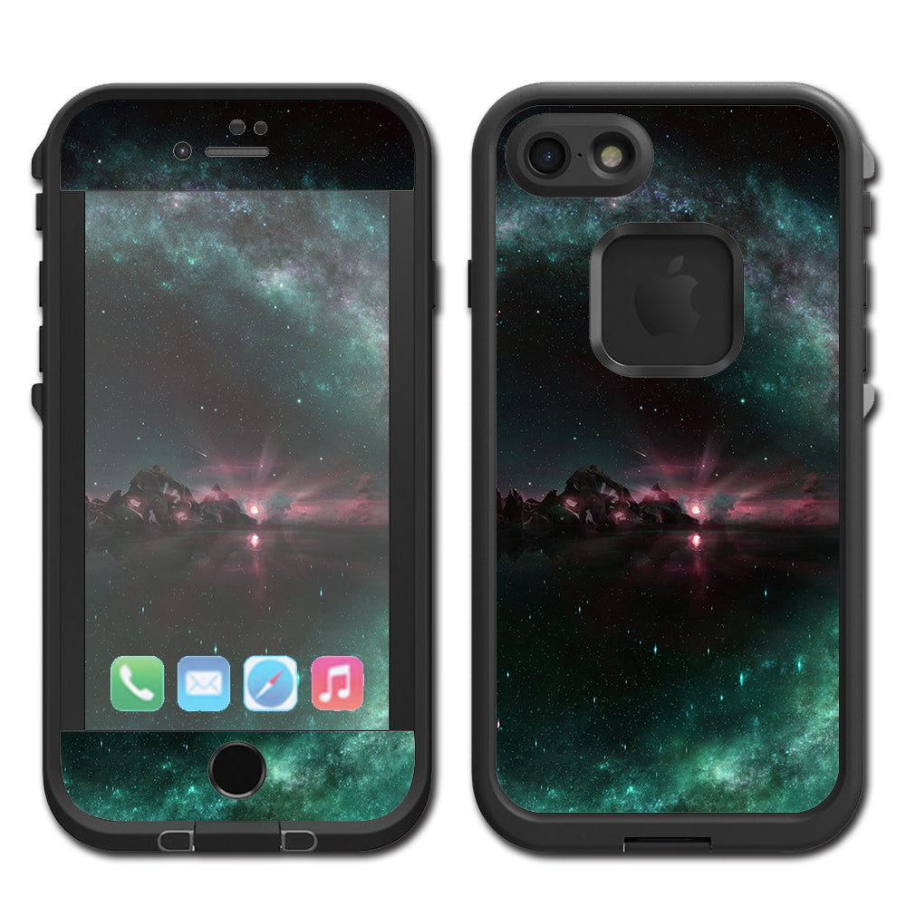  Galaxy Planet Shine Moon Lifeproof Fre iPhone 7 or iPhone 8 Skin