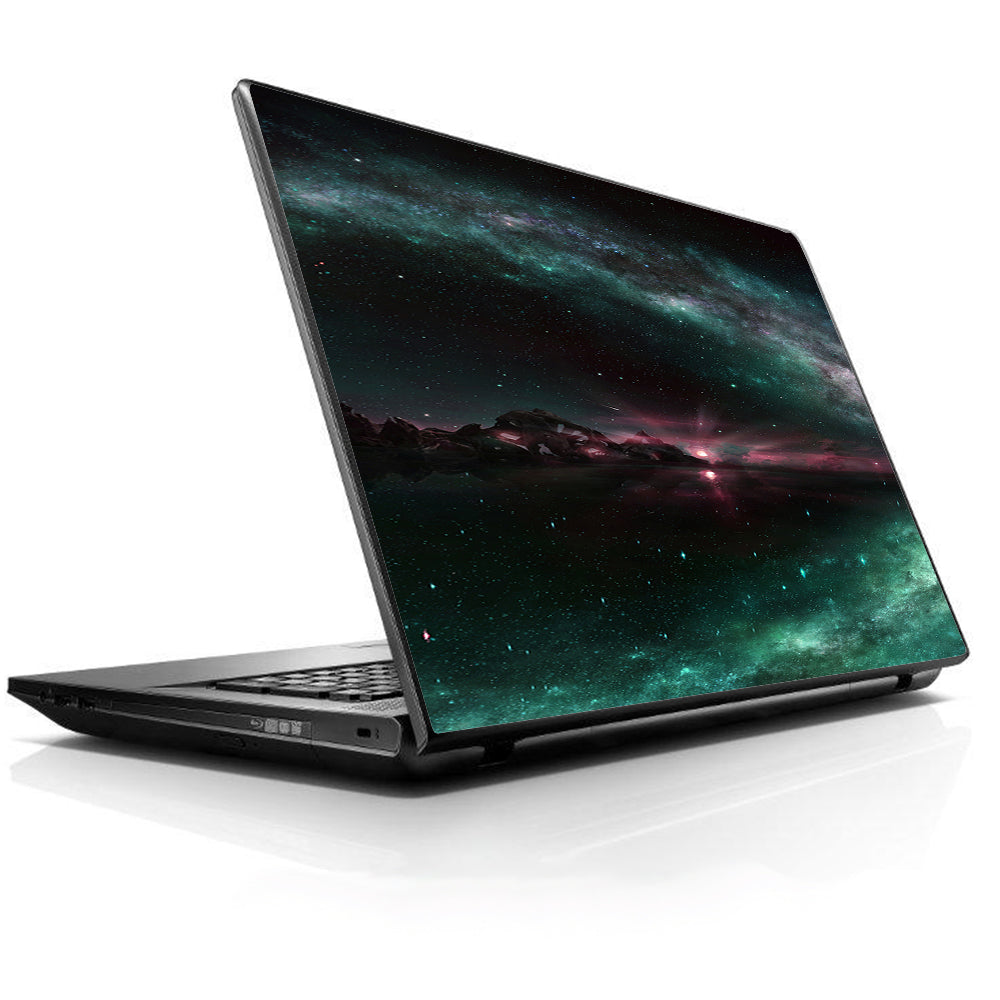  Galaxy Planet Shine Moon Universal 13 to 16 inch wide laptop Skin
