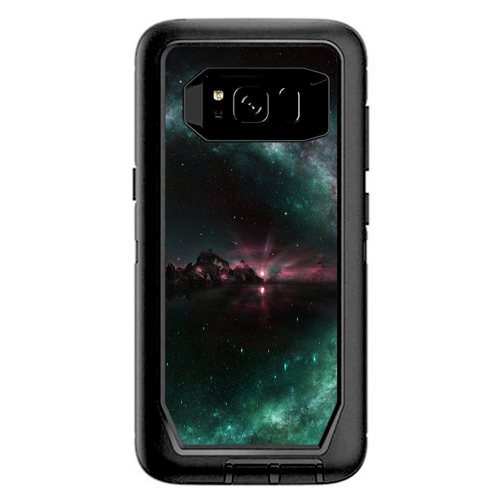  Galaxy Planet Shine Moon Otterbox Defender Samsung Galaxy S8 Skin