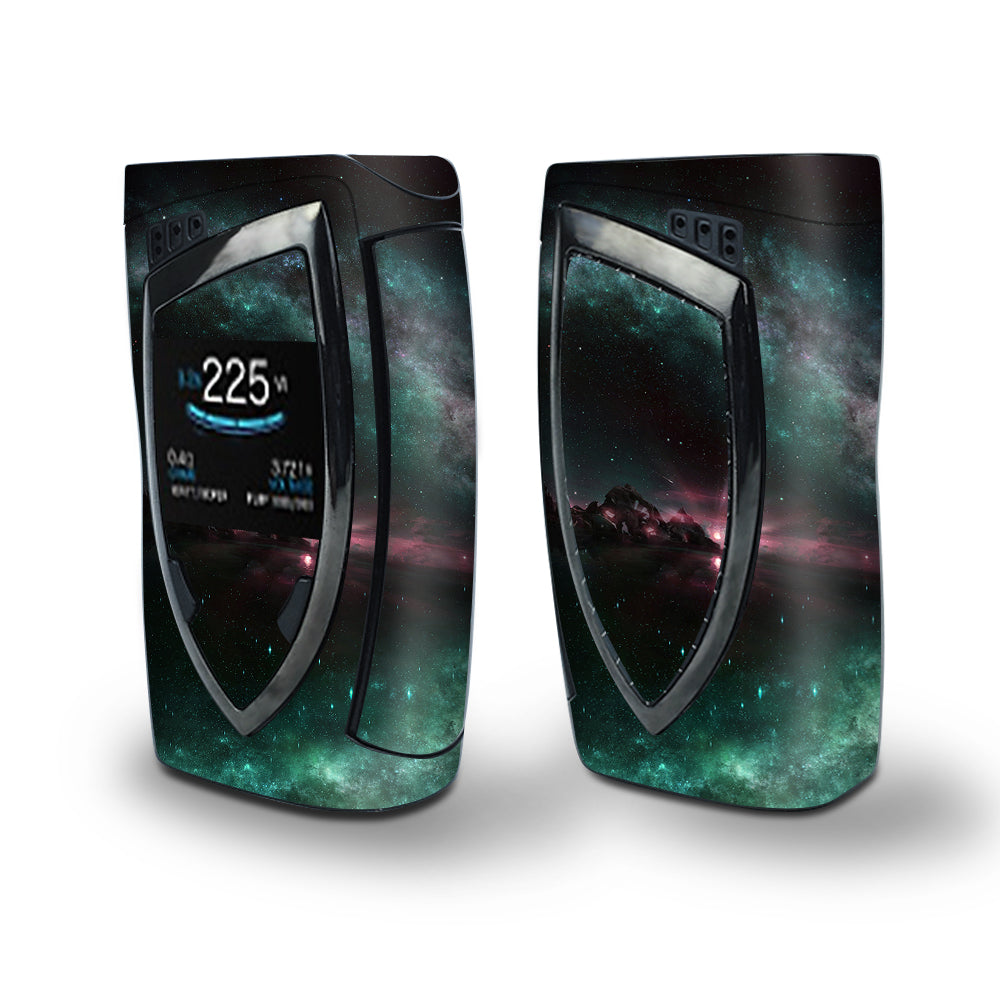 Skin Decal Vinyl Wrap for Smok Devilkin Kit 225w (includes TFV12 Prince Tank Skins) Vape Skins Stickers Cover / Galaxy planet shine moon