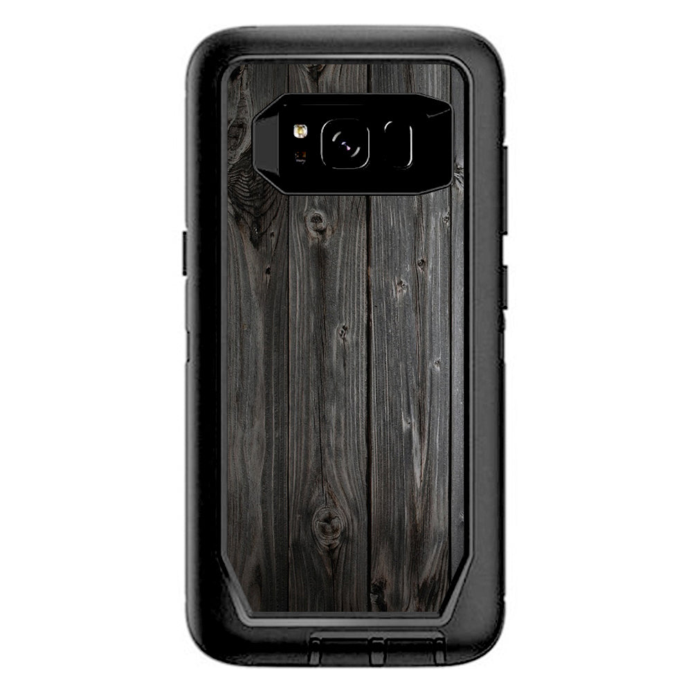  Reclaimed Grey Wood Old Otterbox Defender Samsung Galaxy S8 Skin
