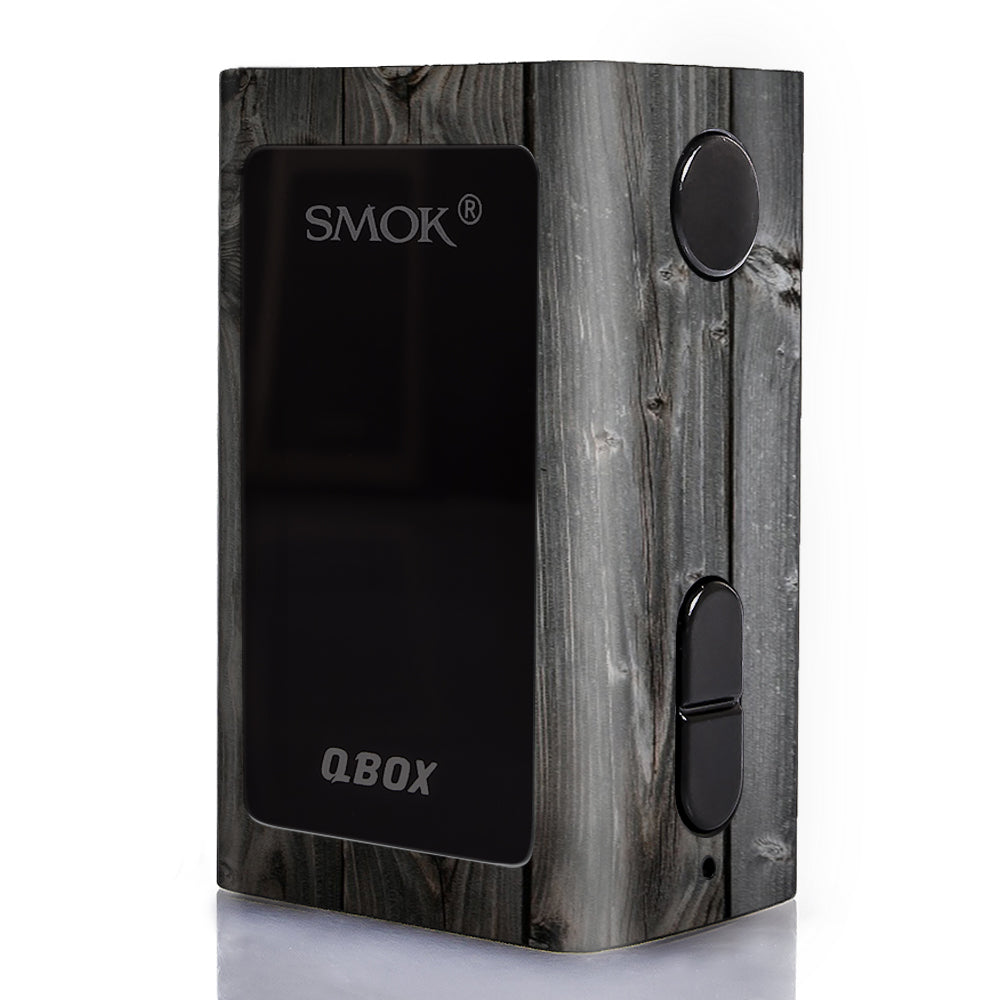  Reclaimed Grey Wood Old Smok Q-Box Skin