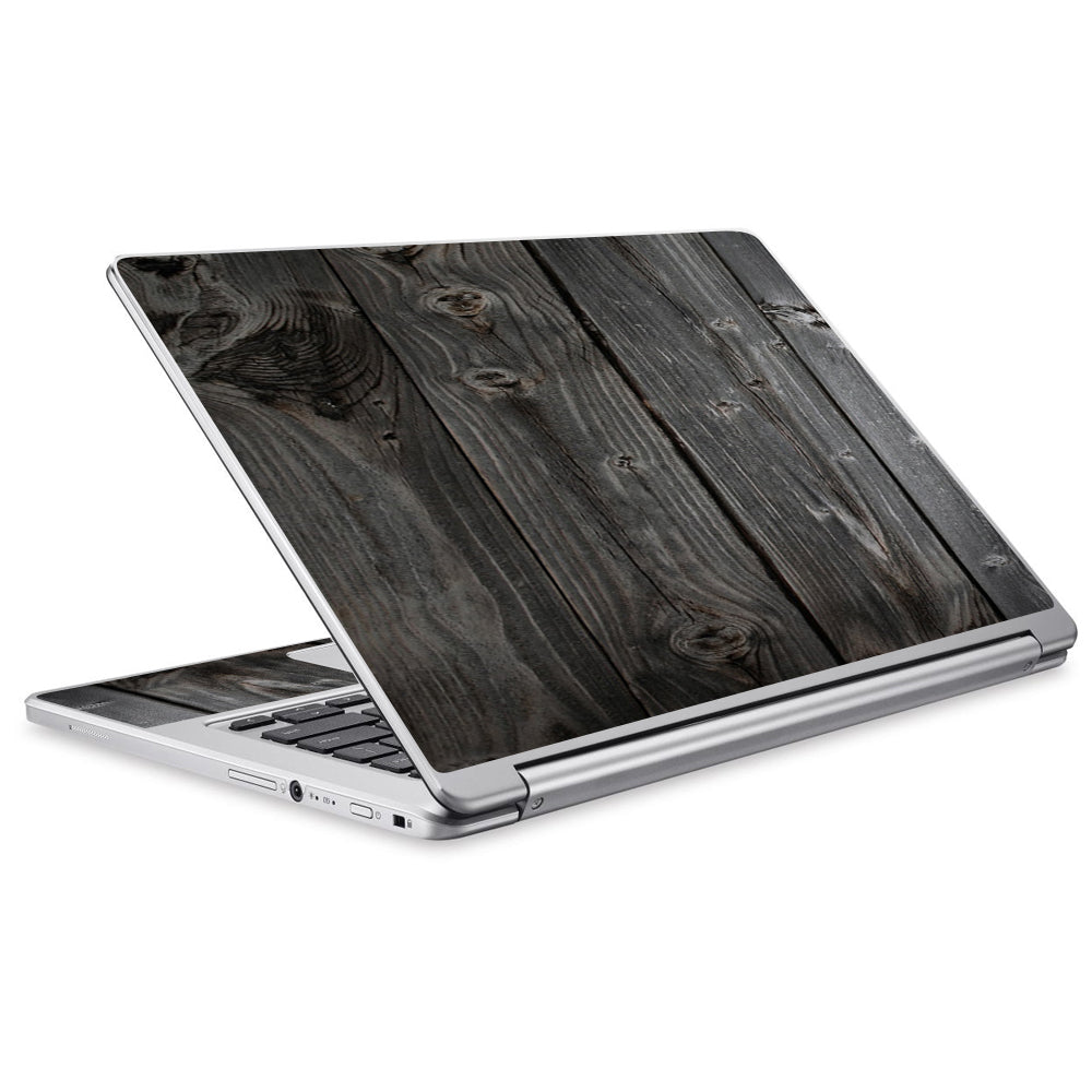  Reclaimed Grey Wood Old Acer Chromebook R13 Skin