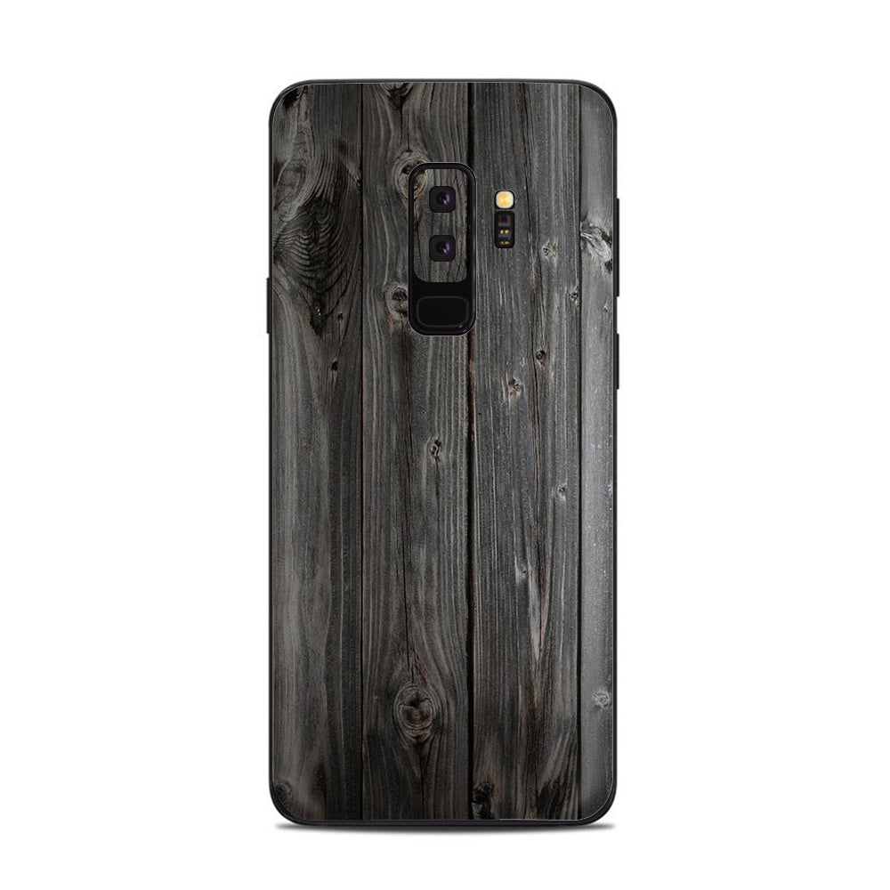  Reclaimed Grey Wood Old Samsung Galaxy S9 Plus Skin