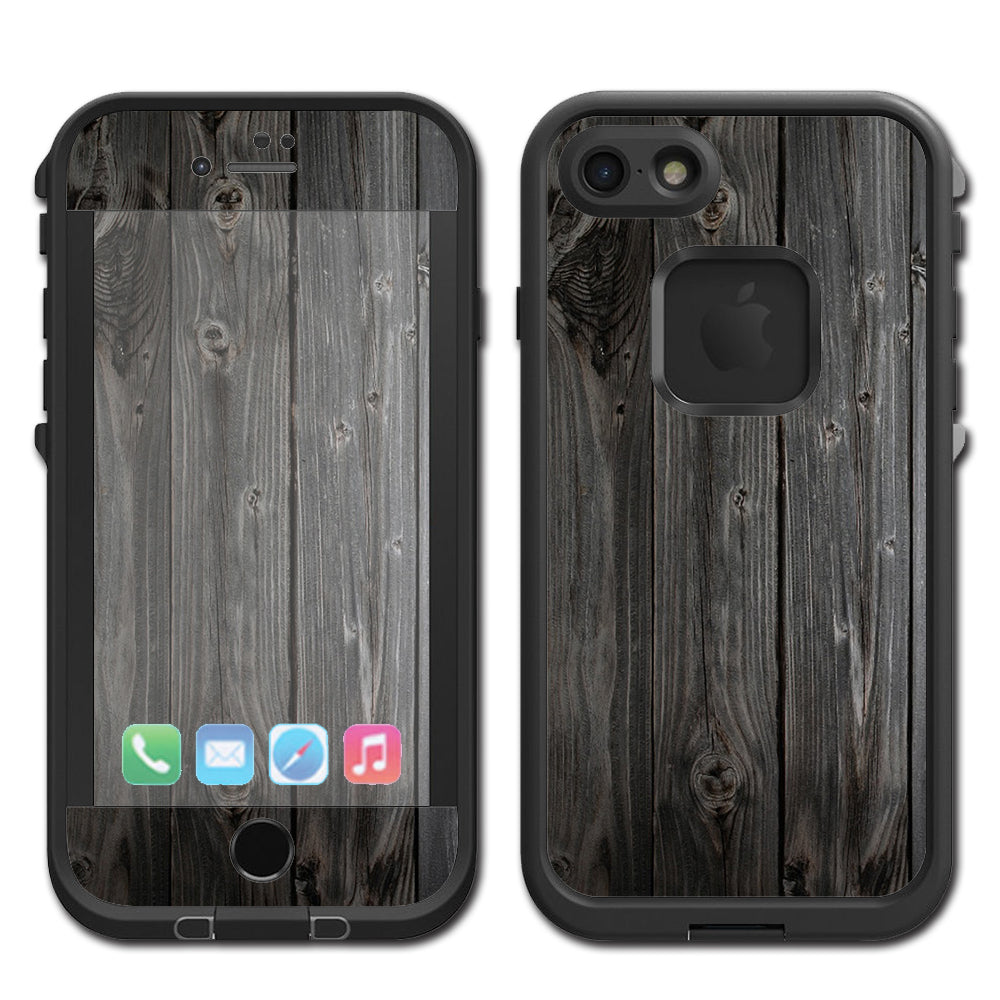  Reclaimed Grey Wood Old Lifeproof Fre iPhone 7 or iPhone 8 Skin